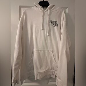 Dustin Lynch White Hooded Sweatshirt size XL